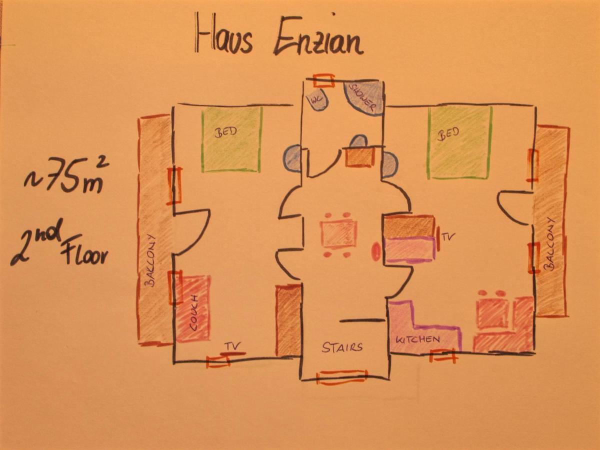 힌터스토더 Haus Enzian 아파트 외부 사진